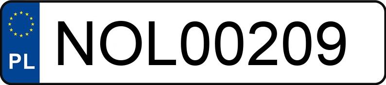 Numer rejestracyjny NOL 00209 posiada VOLKSWAGEN Golf III 1.4i Kat. MR`91 GT - NOL00209