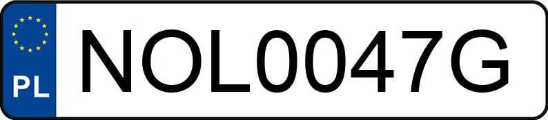 Numer rejestracyjny NOL 0047G posiada VOLVO XC60 - NOL0047G
