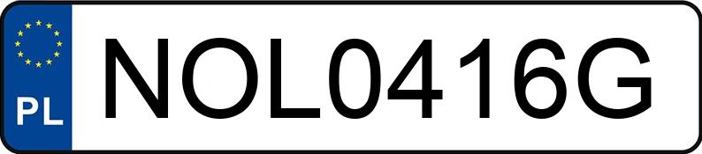 Numer rejestracyjny NOL 0416G posiada VOLKSWAGEN GOLF - NOL0416G Numer rejestracyjny NOL 0416G posiada VOLKSWAGEN GOLF - NOL0416G