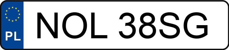 Numer rejestracyjny NOL 38SG posiada BMW 325 Touring TDS Kat. E36 325 Touring TDS Kat. E36 - NOL38SG