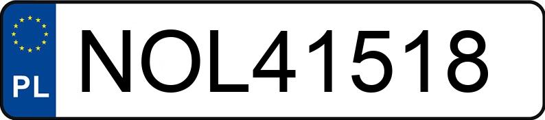 Numer rejestracyjny NOL 41518 posiada RENAULT Laguna II 1.9 DCI MR`01 E3 Dynamique - NOL41518 Numer rejestracyjny NOL 41518 posiada RENAULT Laguna II 1.9 DCI MR`01 E3 Dynamique - NOL41518