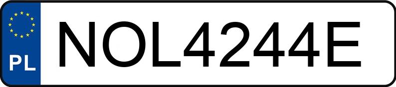 Numer rejestracyjny NOL 4244E posiada LAND ROVER RANGE ROVER EVOQUE - NOL4244E Numer rejestracyjny NOL 4244E posiada LAND ROVER RANGE ROVER EVOQUE - NOL4244E