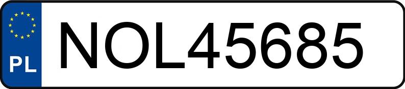 Numer rejestracyjny NOL 45685 posiada FORD Focus 2.0 Kat. MR`98 Ghia - NOL45685 Numer rejestracyjny NOL 45685 posiada FORD Focus 2.0 Kat. MR`98 Ghia - NOL45685