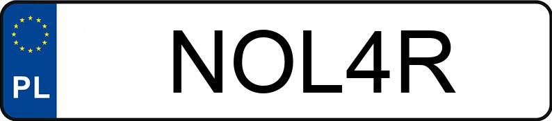 Numer rejestracyjny NOL 4R posiada VOLVO 740 - NOL4R Numer rejestracyjny NOL 4R posiada VOLVO 740 - NOL4R