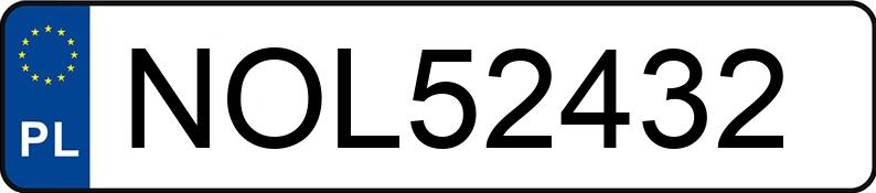 Numer rejestracyjny NOL 52432 posiada SEAT IBIZA - NOL52432
