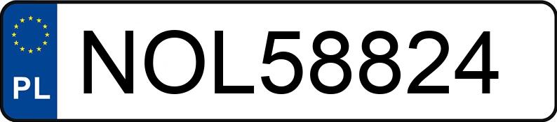 Numer rejestracyjny NOL 58824 posiada SKODA OCTAVIA - NOL58824 Numer rejestracyjny NOL 58824 posiada SKODA OCTAVIA - NOL58824