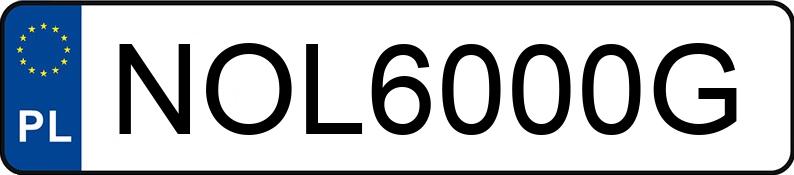 Numer rejestracyjny NOL 6000G posiada BYD Seal 5 DM-i 1.5 PHEV MR`25 E6e Design - NOL6000G