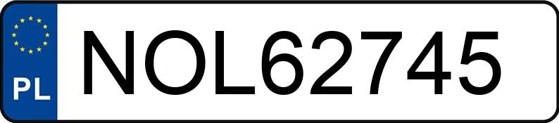 Numer rejestracyjny NOL 62745 posiada RENAULT MEGANE - NOL62745