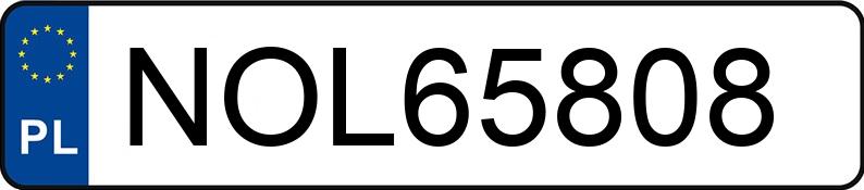 Numer rejestracyjny NOL 65808 posiada AUDI A6 - NOL65808 Numer rejestracyjny NOL 65808 posiada AUDI A6 - NOL65808