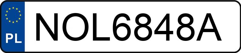 Numer rejestracyjny NOL 6848A posiada FORD FOCUS - NOL6848A