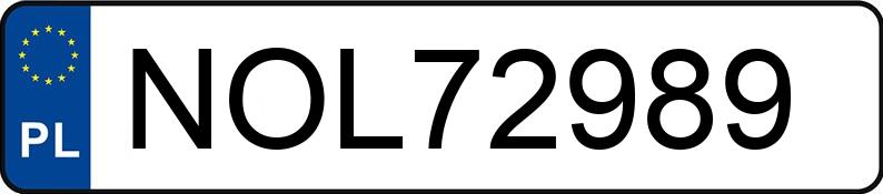 Numer rejestracyjny NOL 72989 posiada SUBARU FORESTER - NOL72989