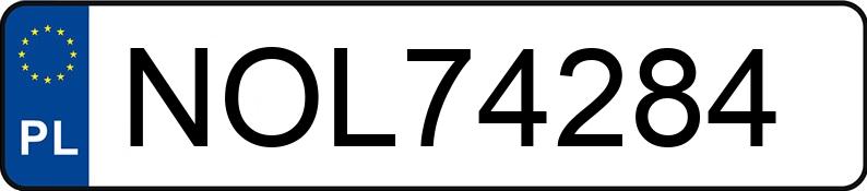 Numer rejestracyjny NOL 74284 posiada RENAULT LAGUNA - NOL74284