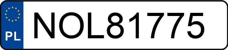 Numer rejestracyjny NOL 81775 posiada TOYOTA AURIS - NOL81775