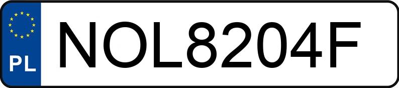 Numer rejestracyjny NOL 8204F posiada AUDI A3 - NOL8204F Numer rejestracyjny NOL 8204F posiada AUDI A3 - NOL8204F
