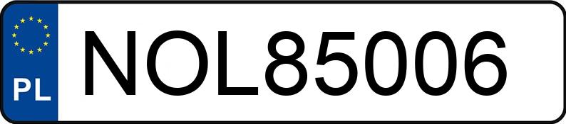 Numer rejestracyjny NOL 85006 posiada OPEL Vectra C 1.8 MR`05 E4 - NOL85006 Numer rejestracyjny NOL 85006 posiada OPEL Vectra C 1.8 MR`05 E4 - NOL85006