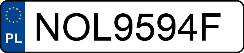 Numer rejestracyjny NOL 9594F posiada VOLKSWAGEN PASSAT - NOL9594F