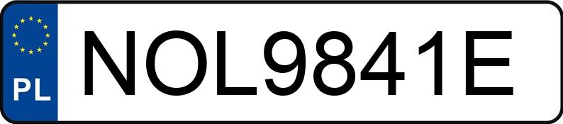 Numer rejestracyjny NOL 9841E posiada SEAT IBIZA ST - NOL9841E Numer rejestracyjny NOL 9841E posiada SEAT IBIZA ST - NOL9841E