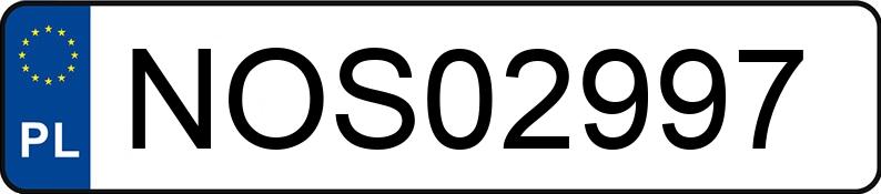 Numer rejestracyjny NOS 02997 posiada BMW 520i Touring 24V Kat. E34 520i Touring 24V Kat. E34 - NOS02997