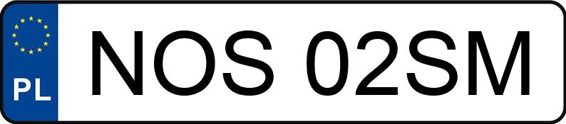 Numer rejestracyjny NOS 02SM posiada BMW 320 Diesel Kat. MR`98 E46 320 Diesel Kat. MR`98 E46 - NOS02SM