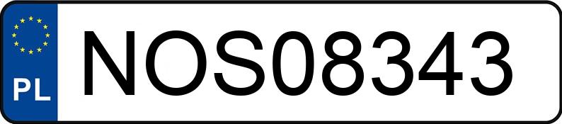 Numer rejestracyjny NOS 08343 posiada MINI COOPER - NOS08343