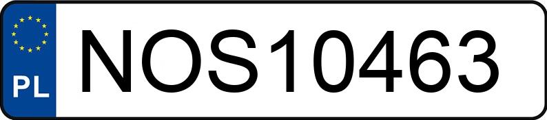 Numer rejestracyjny NOS 10463 posiada MERCEDES-BENZ C 200 Kompressor Kat. MR`00 E3 203 Classic - NOS10463