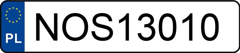 Numer rejestracyjny NOS 13010 posiada AUDI A6 KOMBI - NOS13010 Numer rejestracyjny NOS 13010 posiada AUDI A6 KOMBI - NOS13010