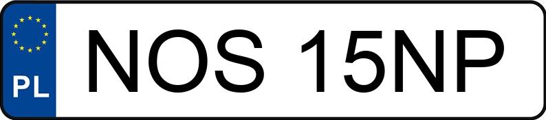 Numer rejestracyjny NOS 15NP posiada OPEL Astra II 1.6 MR`98 Njoy Aut. - NOS15NP