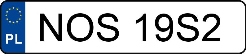 Numer rejestracyjny NOS 19S2 posiada VOLKSWAGEN Passat 1.9 TD MR`94 GL - NOS19S2