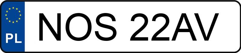 Numer rejestracyjny NOS 22AV posiada SEAT LEON - NOS22AV Numer rejestracyjny NOS 22AV posiada SEAT LEON - NOS22AV