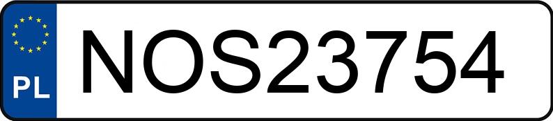 Numer rejestracyjny NOS 23754 posiada OPEL Corsa C 1.0 MR`00 E3 Comfort - NOS23754