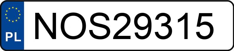 Numer rejestracyjny NOS 29315 posiada OPEL ZAFIRA-B 2.0 OPC - NOS29315 Numer rejestracyjny NOS 29315 posiada OPEL ZAFIRA-B 2.0 OPC - NOS29315