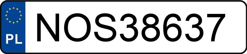 Numer rejestracyjny NOS 38637 posiada BMW 523i Kat. MR`95 E39 523i Kat. MR`95 E39 - NOS38637