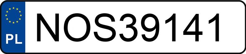 Numer rejestracyjny NOS 39141 posiada OPEL Meriva 1.4 MR`03 E3 Essentia - NOS39141