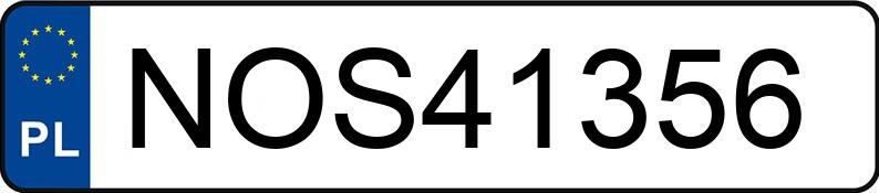 Numer rejestracyjny NOS 41356 posiada FORD MONDEO - NOS41356