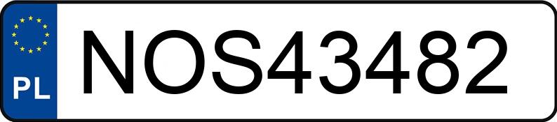 Numer rejestracyjny NOS 43482 posiada AUDI A6 Avant 2.0 TDi MR`09 E4 4F A6 Avant 2.0 TDi MR`09 E4 4F - NOS43482