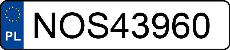 Numer rejestracyjny NOS 43960 posiada OPEL ASTRA - NOS43960
