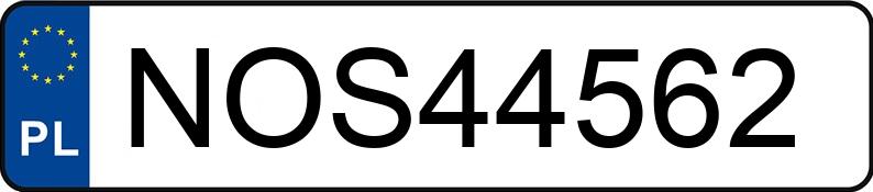 Numer rejestracyjny NOS 44562 posiada BMW 520 - NOS44562