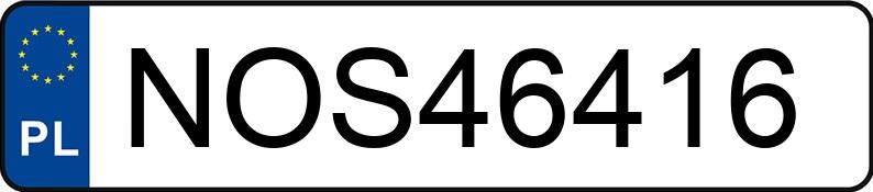Numer rejestracyjny NOS 46416 posiada BMW 330 Diesel DPF MR`04 E4 E90 330 Diesel DPF MR`04 E4 E90 - NOS46416