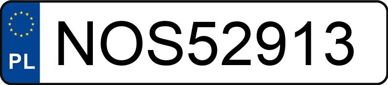 Numer rejestracyjny NOS 52913 posiada BMW 325i Cabrio Kat. E36 325i Cabrio Kat. E36 - NOS52913