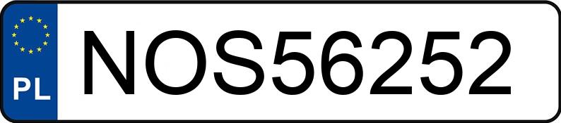El número de registro NOS 56252 tiene OPEL Corsa C 1.2 MR`00 E3 Cosmo - NOS56252