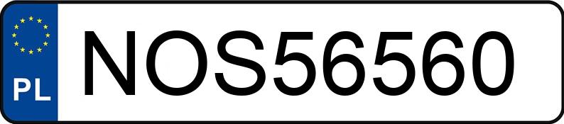 Numer rejestracyjny NOS 56560 posiada OPEL MERIVA - NOS56560