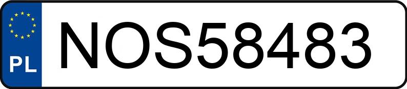 Numer rejestracyjny NOS 58483 posiada OPEL Movano 2.3 CDTI MR`14 E6 3.5t L3H1 - NOS58483