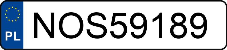 Registreringsnummeret NOS 59189 har BMW 520i Touring Kat. MR`95 E39 520i Touring Kat. MR`95 E39 - NOS59189