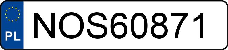 Numer rejestracyjny NOS 60871 posiada BMW 316D - NOS60871