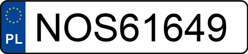 Numer rejestracyjny NOS 61649 posiada FORD MONDEO - NOS61649