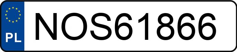 Numer rejestracyjny NOS 61866 posiada BMW X5 MR`07 E4 E70 4.8 Step - NOS61866