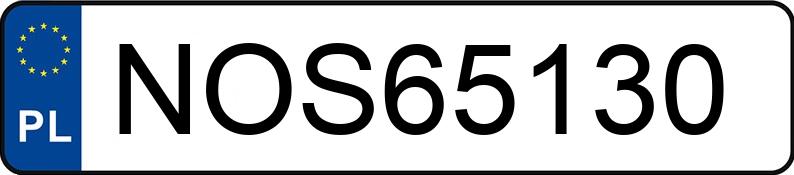 Numer rejestracyjny NOS 65130 posiada BMW 325i Coupe Kat. MR`02 E3 E46 Ci - NOS65130
