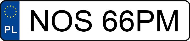 Numer rejestracyjny NOS 66PM posiada BMW 318 - NOS66PM