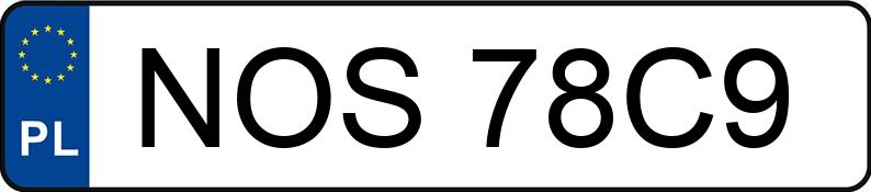 Numer rejestracyjny NOS 78C9 posiada BMW 520i Kat. MR`95 E39 520i Kat. MR`95 E39 - NOS78C9