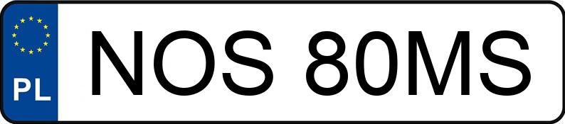 Numer rejestracyjny NOS 80MS posiada BELARUS MTZ - NOS80MS Numer rejestracyjny NOS 80MS posiada BELARUS MTZ - NOS80MS